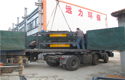 永磁自卸式除鐵器，山西皮帶永磁自卸式除鐵器_技術參數(shù)_山西皮帶永磁自卸式除鐵器磁塊安裝方式