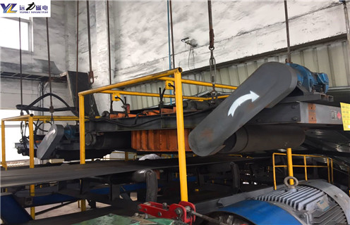 帶式電磁除鐵器，天津帶式電磁式除鐵器工作原理_天津帶式電磁式除鐵器構造選型_廠家