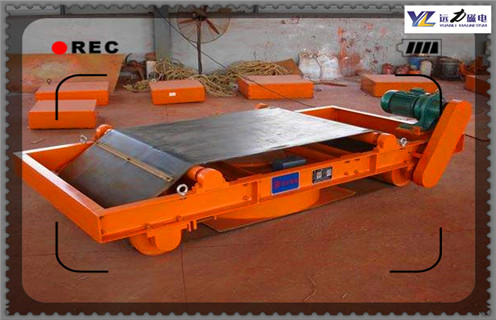 自卸式電磁除鐵器，陜西自卸式電磁鐵除鐵器的安裝方式電流_陜西自卸式電磁鐵除鐵器的安裝方式廠家配件_型號及工作視頻