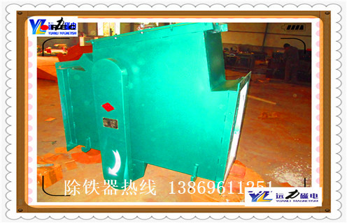 不銹鋼管道除鐵器，吉林不銹鋼管道除鐵器_遠(yuǎn)力吉林不銹鋼管道除鐵器安裝示意圖型12000高斯_可定制工作原理
