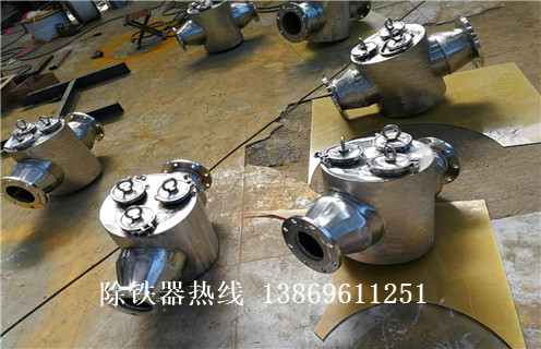 液體管道除鐵器，江蘇液體式管道除鐵器_江蘇液體式管道除鐵器廠家應(yīng)用安裝示意圖型12000高斯_可定制工作原理