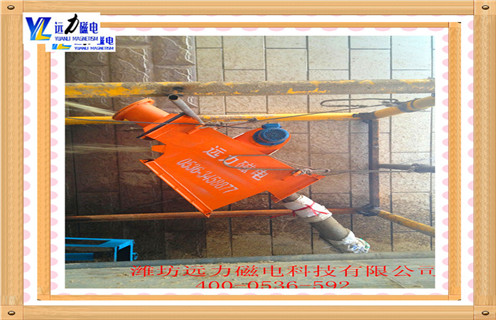 風送管道除鐵器，云南風送管道除鐵器_云南風送管道除鐵器如何使用原理內(nèi)部構造水泥造紙廠_管道除鐵器圖片